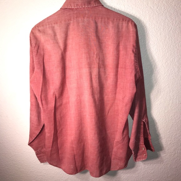 LEVI'S Red Vintage L/S BIG "E" Country Coastal Vibes sz L - Picture 8 of 16